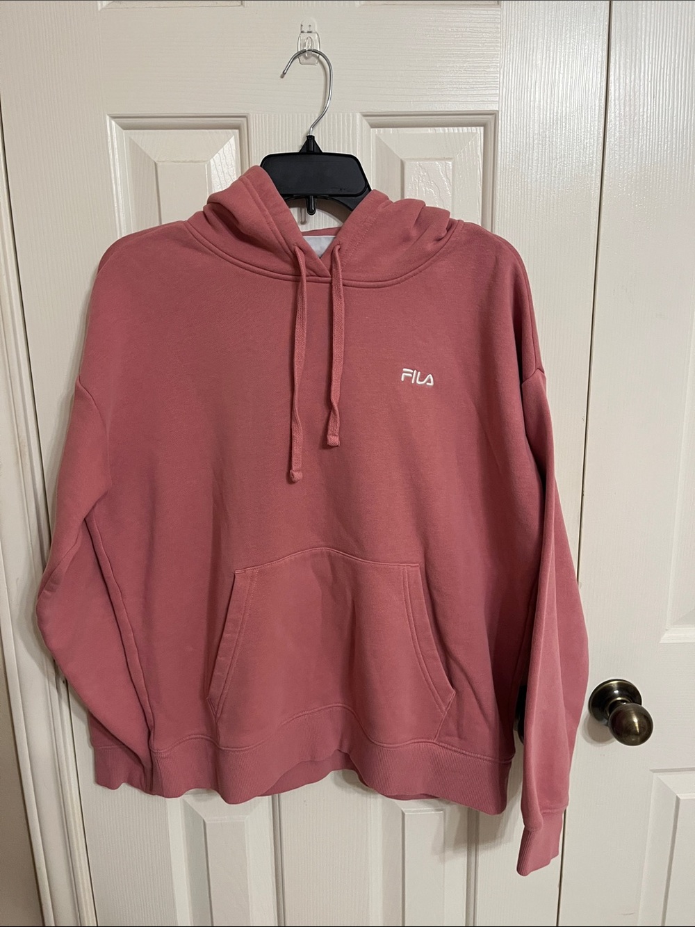 Fila Rose Pink Pullover Hoodie